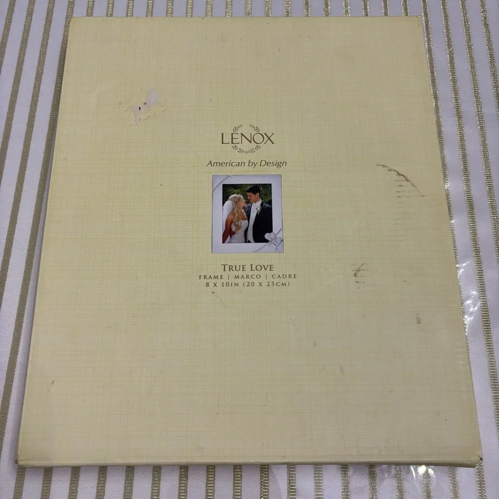 Lenox True Love 8x10” Photo Frame Silver Plated
